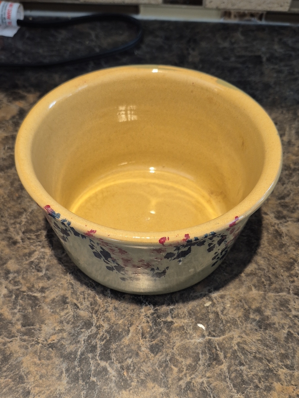 Vintage Medalta Glazed Pottery Bowl